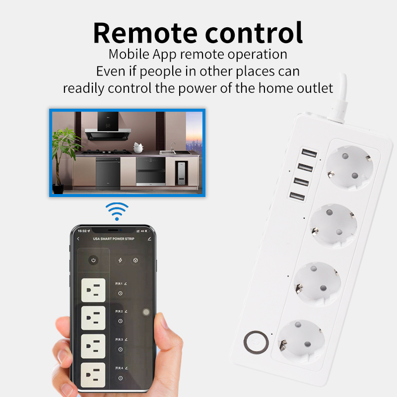 Sixwgh-スマート延長コード,wifi,EUプラグ,電源 - Smart Home Or Smart Home のレビューと価格