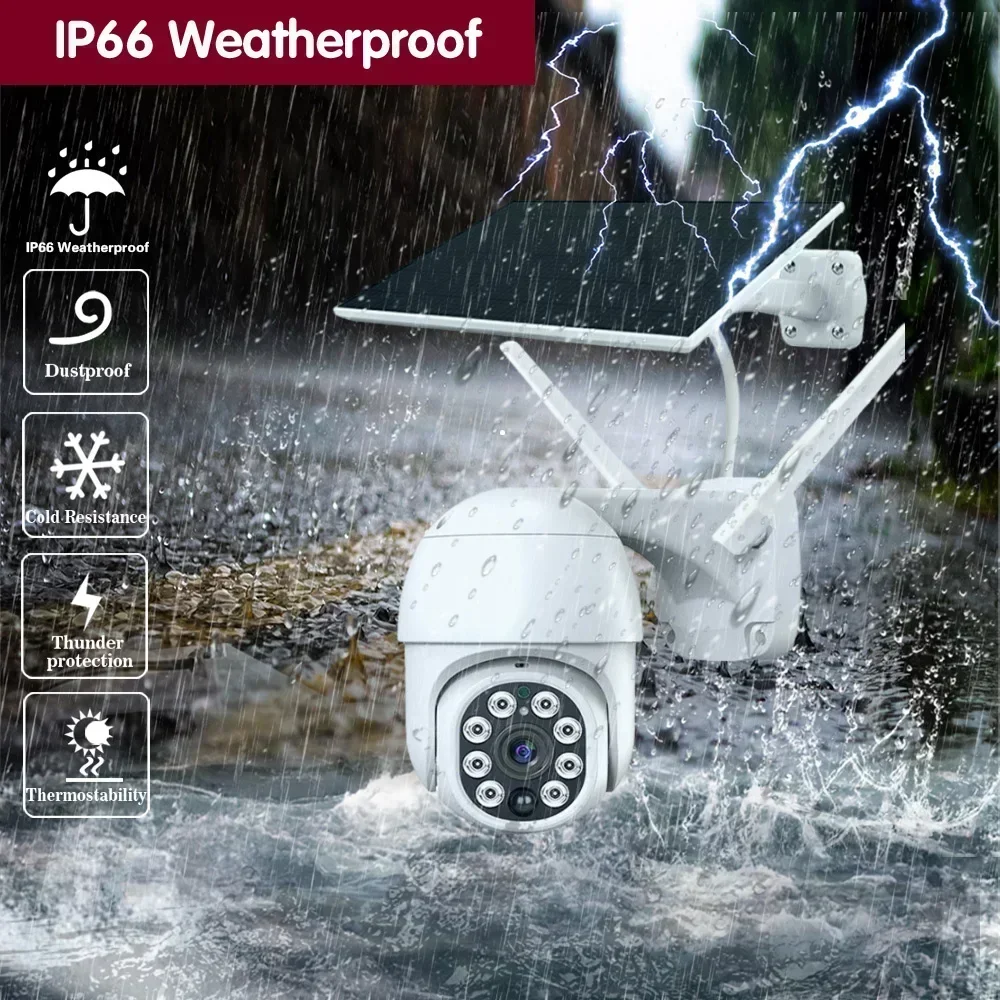 Tuya 5MP ソーラーバッテリー ワイヤレス PTZ セ - Smart Home Wiser のレビューと価格