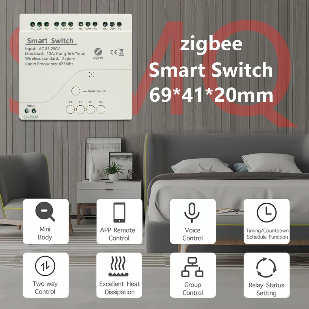 ZigbeeスマートスイッチWifiリレーモジュールホームオ - Smart Home Proxmox のレビューと価格