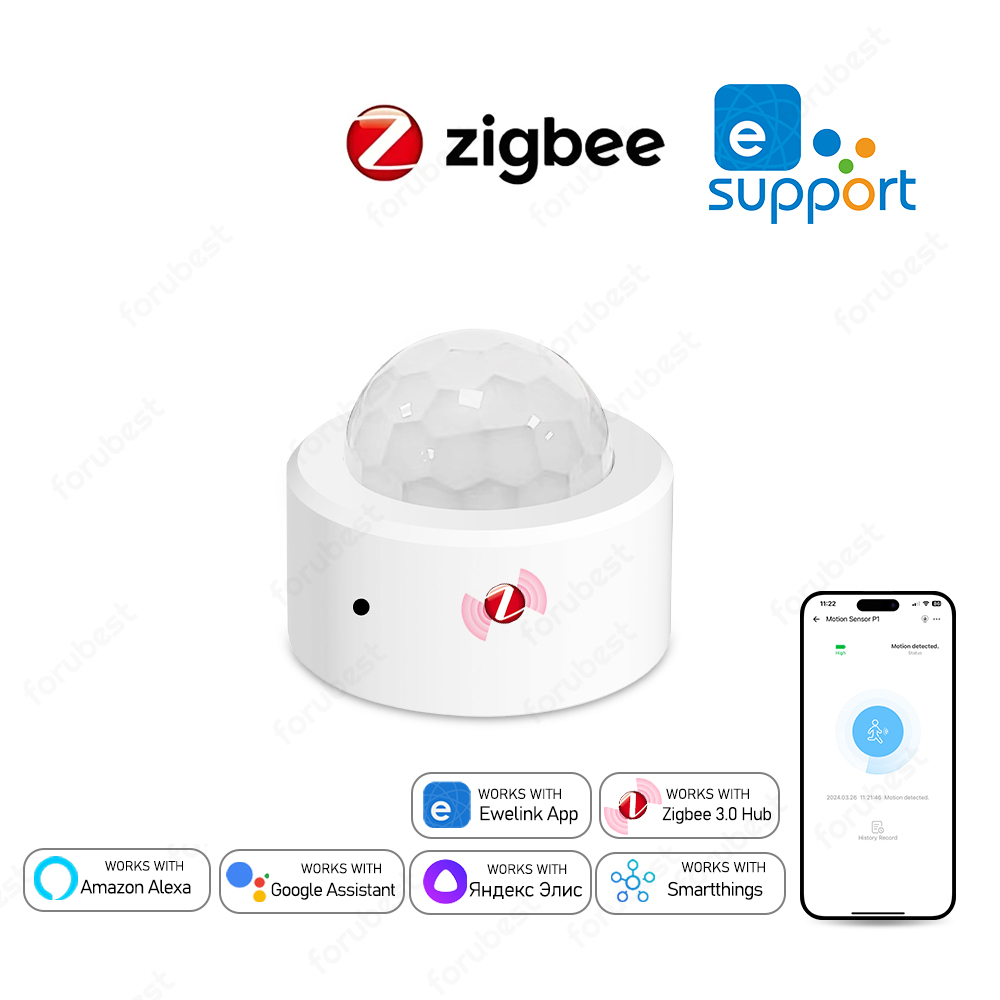 Zigbee 3.0 人感センサー PIR 赤外線検出器 ス - Zigbee Motion Sensor のレビューと価格