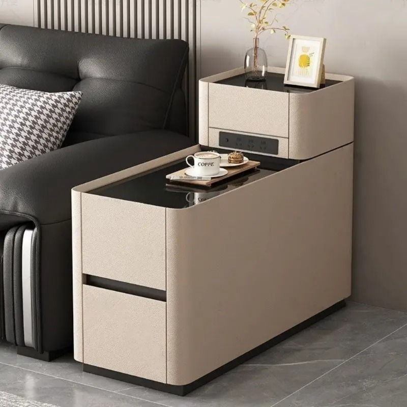 スマートソファサイドキャビネットワイヤレス充電エンドテーブル - Smart Home Furniture のレビューと価格