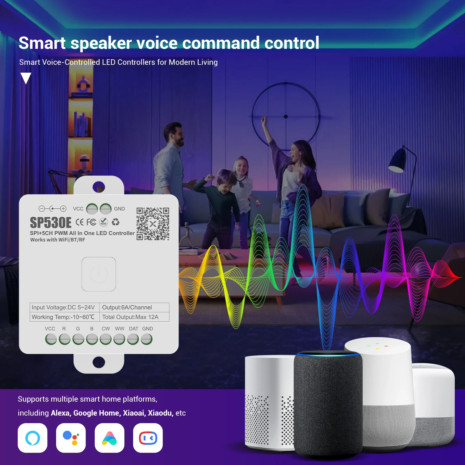 SP530E オールインワンLEDコントローラー 12V 2 - Alexa Compatible Bulb のレビューと価格