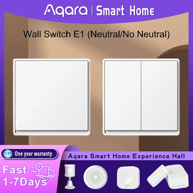 オリジナル Aqara 壁スイッチ E1 バージョンスマート - Smart Home Future のレビューと価格