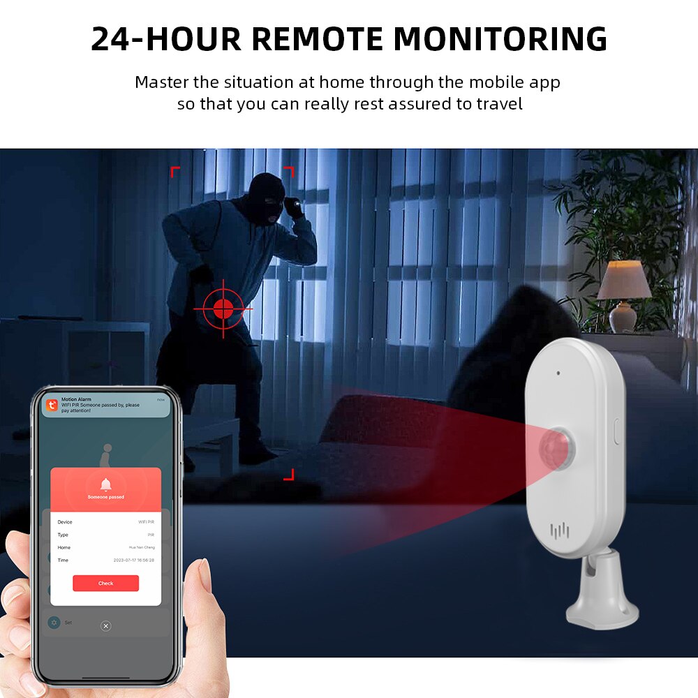 ONENUO Tuya WiFi セキュリティ盗難警報赤外線 - Smart Home Wiser のレビューと価格
