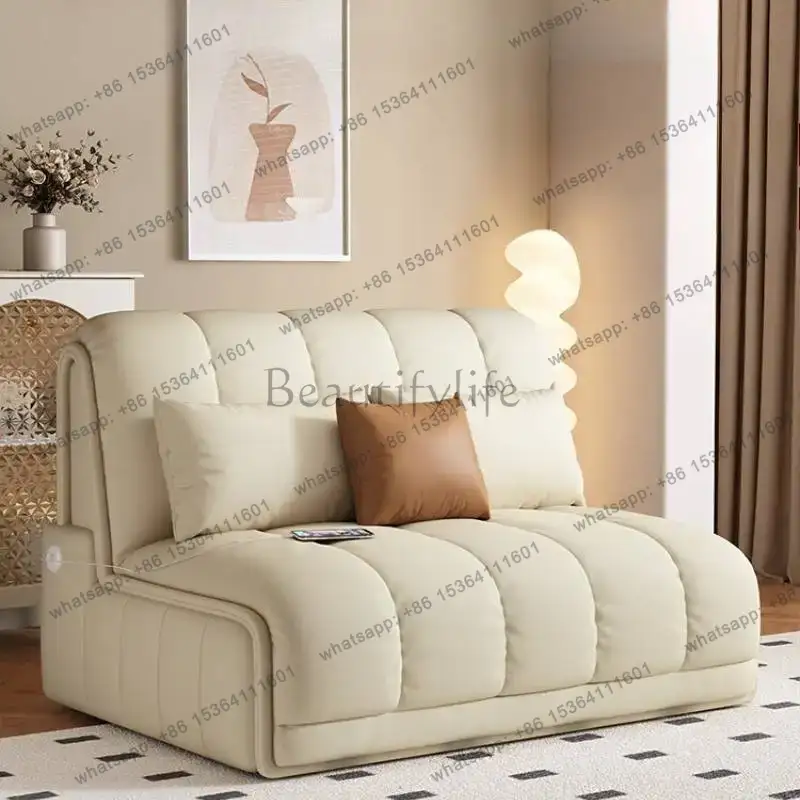 PGEuropean 折りたたみ式電動ソファ ベージュ デザ - Smart Home Furniture のレビューと価格