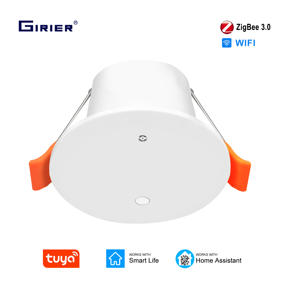 GIRIER Tuya ZigBee 人感センサー 天井取り - Zigbee Motion Sensor のレビューと価格